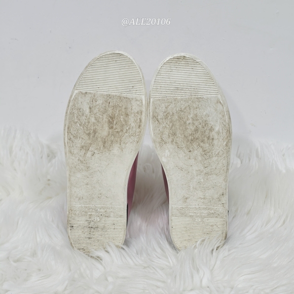 Dolce&Gabbana Metallic Pink Leather Sneakers Size 36 Designer Luxury Shoes Italy - Picture 11 of 11